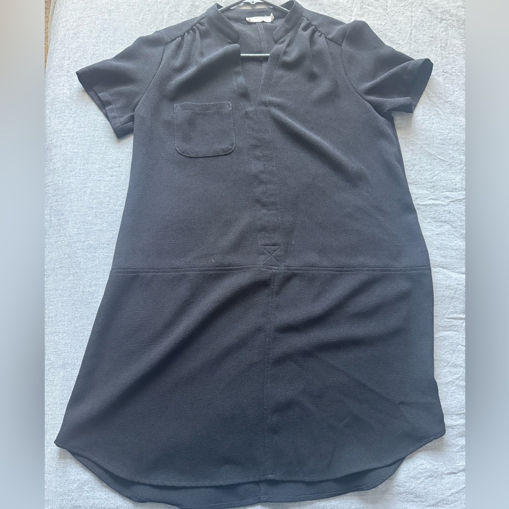 Lush Black Short Sleeve Dress
